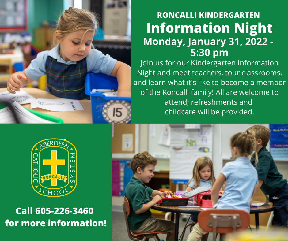Kindergarten Information Night - Aberdeen Roncalli